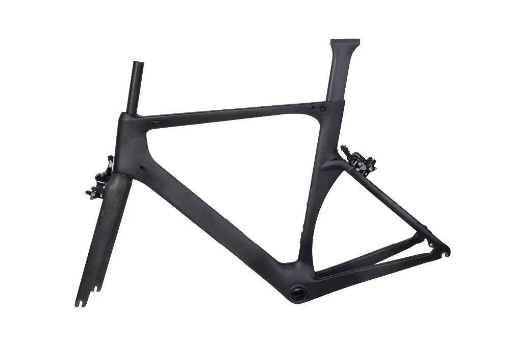 

2018 newest full carbon toray aero road frameset R06 model HOT Dengfu road bicycle frameset BB86 UD glossy/matt China factory