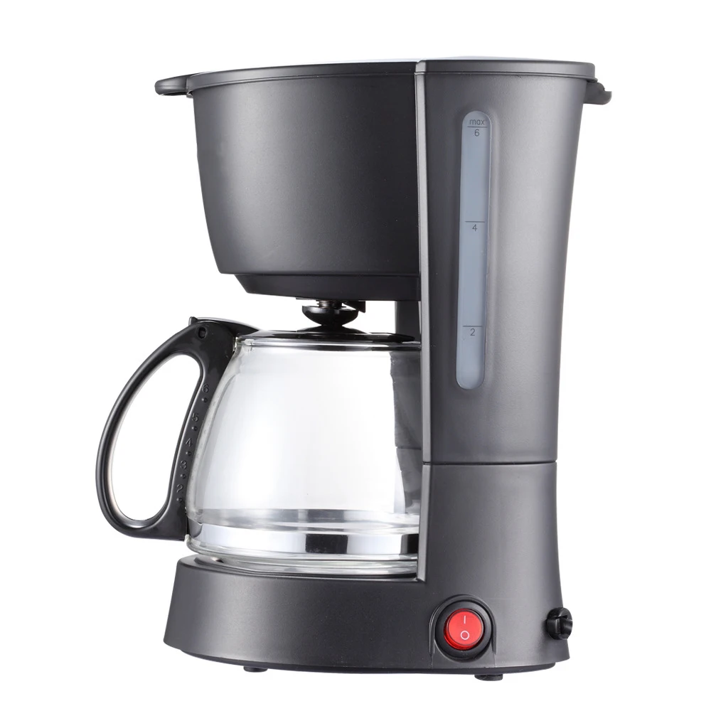 

Household Electric Coffee Maker 5 Cups Espresso Or American Drip Coffee Machine Semi-automatic Coffee Maker With Water Window