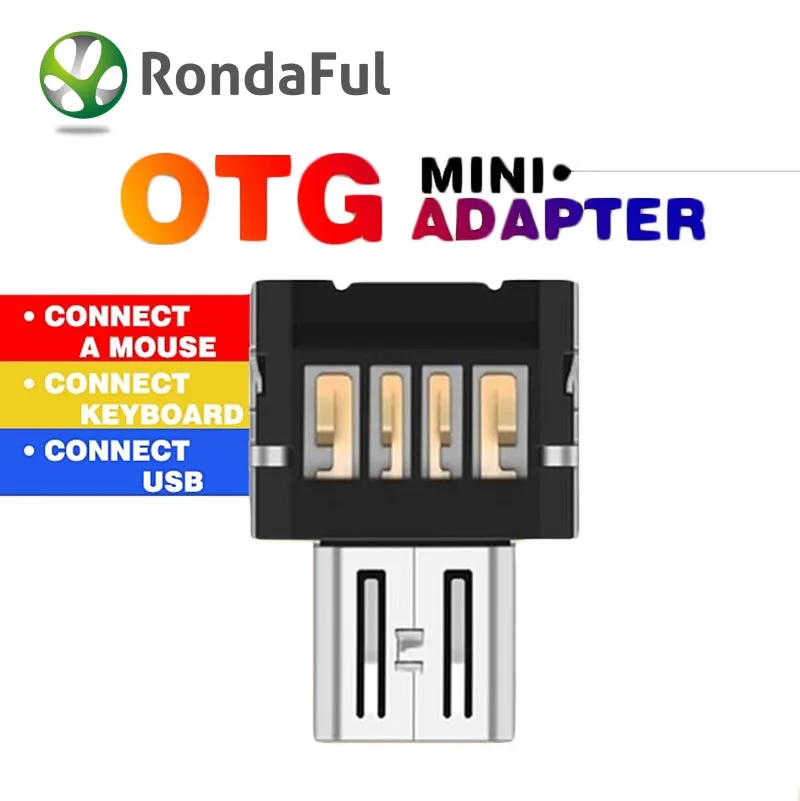 

Micro USB to USB Converter OTG Adapter for USB Disk Mouse Keyboard Phone With OTG Function smartphone OTG Connector OTG Reader