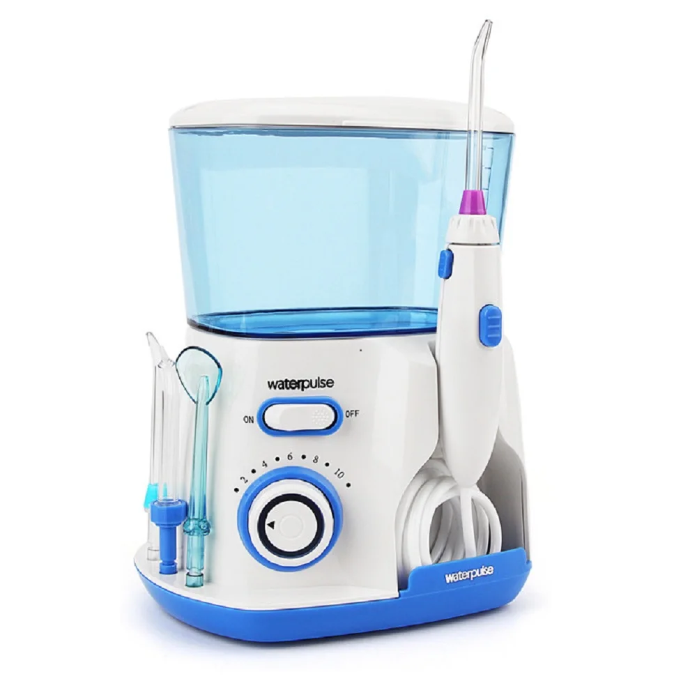 

Waterpulse V300 800ML Dental Water Flosser Oral Irrigator with 5 Jet Tips 10 Levels Oral Irrigator Teeth Cleaning Oral Care