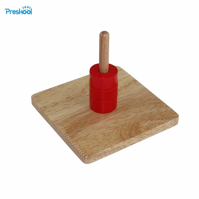 

Montessori infant Toy Baby Wood Circle Cylinder Socket Educational Preschool Training Brinquedos Juguets 24 months toys