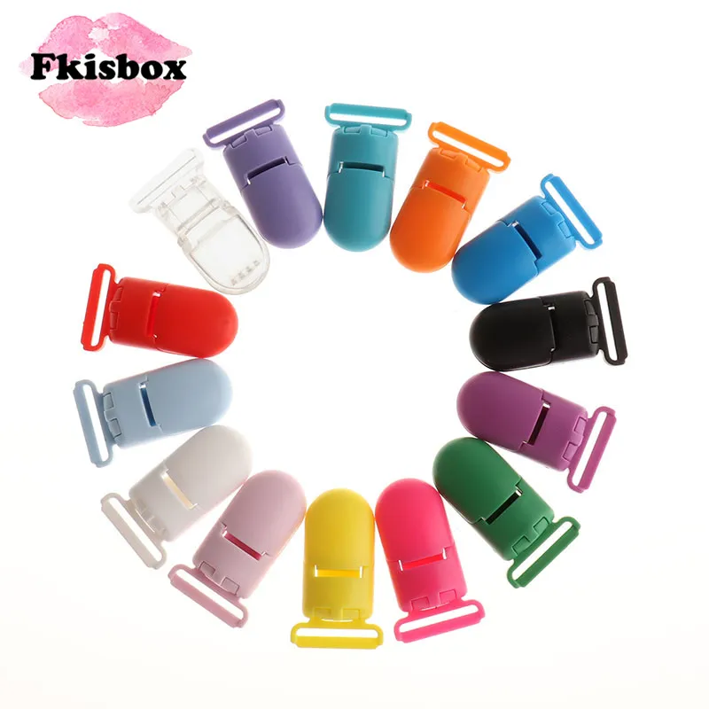 Fkisbox 50 шт. пластиковые детские соски, зажимы для младенцев, пустышка, держатель для соски, аксессуары для новорожденных, Прорезыватель для зубов, украшения Прорезыватель для зубов