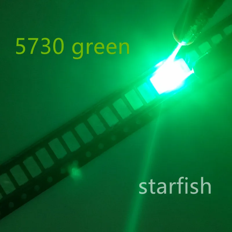 Бесплатная доставка 100pcs led SMD 5730/5630 белый W/синий/красный/желтый/зеленый/теплый