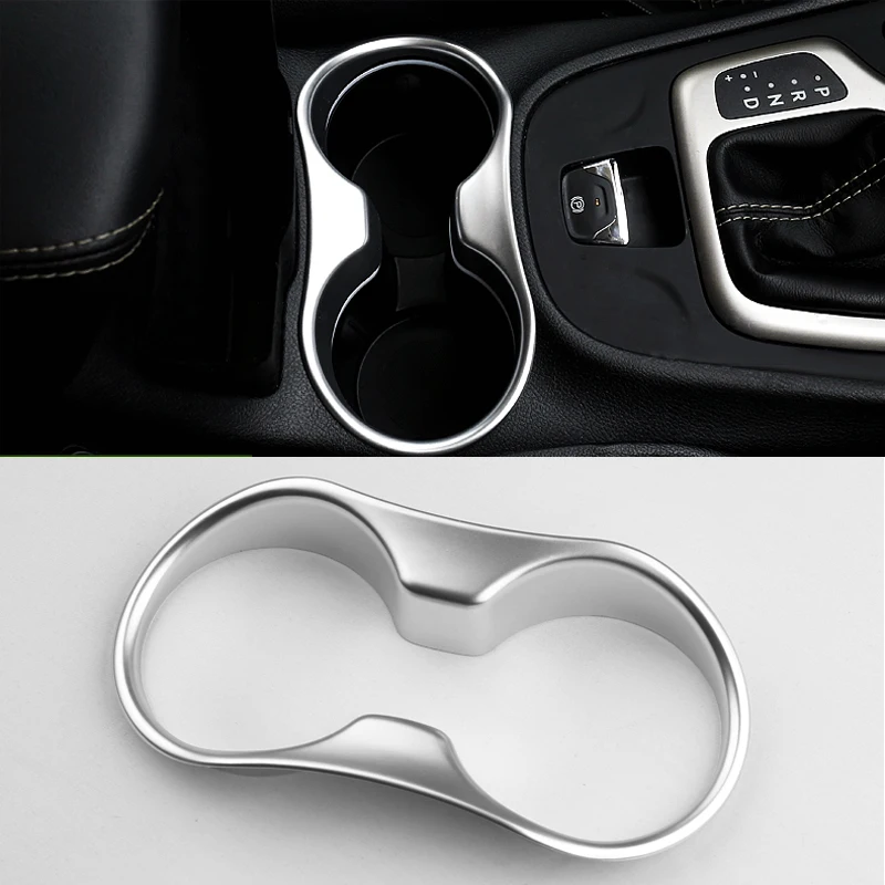 QCBXYYXH For Jeep Cherokee 2014 2017 ABS Car Styling Front Cup Holder