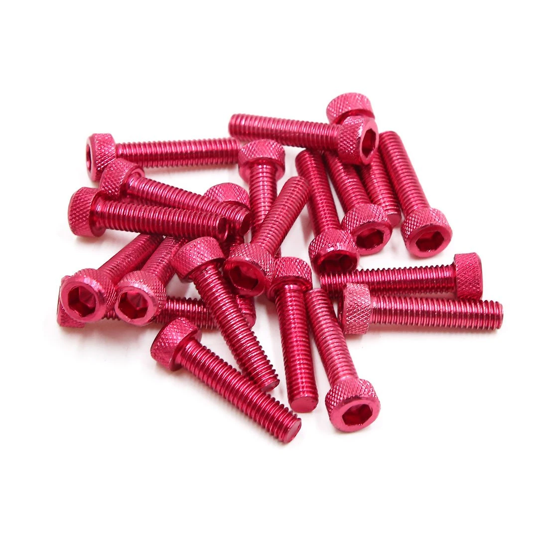 uxcell 20pcs Silver Tone Aluminum Alloy Motorcycle Hex Socket Head Bolts Screws M6 x 20 uxcell 20pcs Silver Tone Aluminum Alloy Motorcycle Hex Socket Head Bolts Screws M6 x 20