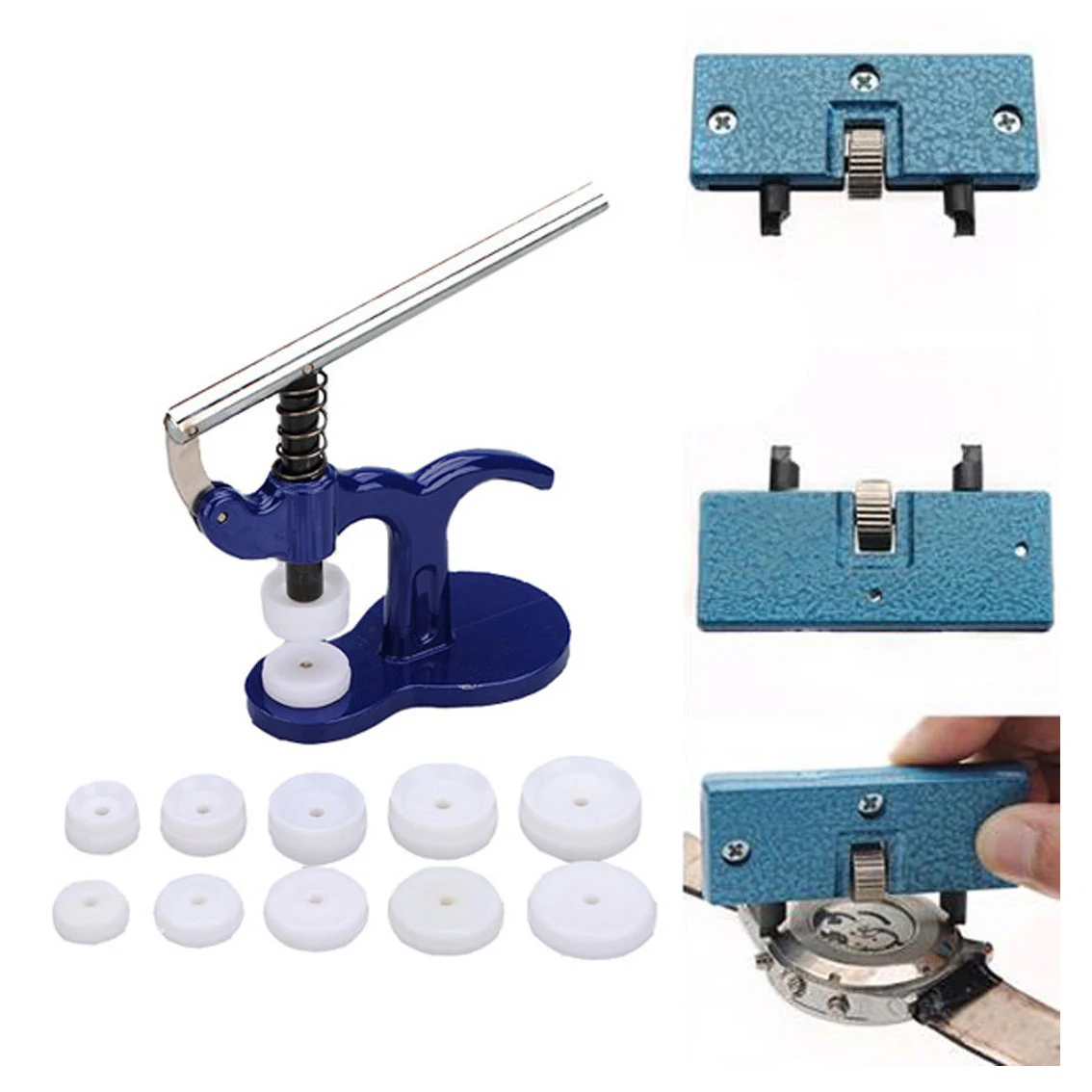 YCYS-Réglable Montre D'ouvreur de Cas de Dos Cristal de Presse Closer Remover Outils De Réparation