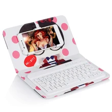 2016 Fashion Keyboard case for 5 inch xiaomi redmi 3s 16gb Tablet Phone for xiaomi redmi 3s 16gb 32gb Keyboard case cover