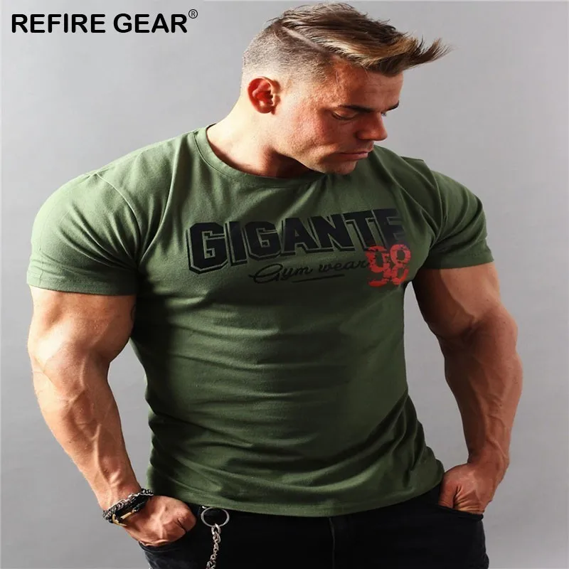 Мужская футболка с коротким рукавом и круглым вырезом Refire Gear быстросохнущая