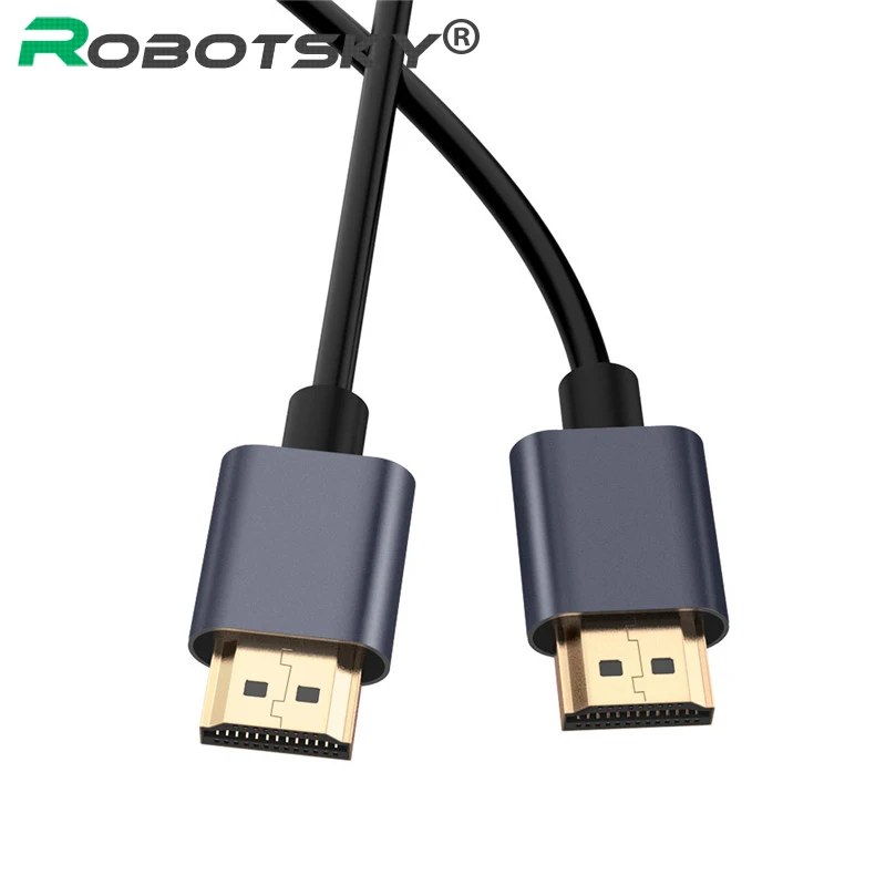 Высокоскоростной HDMI кабель Robotsky 2 0 4K 1080P 3D для проектора PS3 Apple TV|Кабели HDMI| |