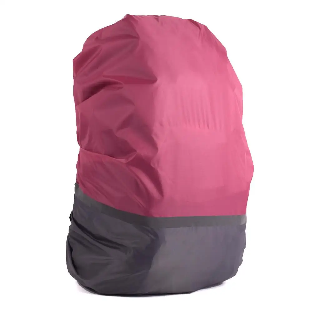 30L-70L дождевик, рюкзак, светоотражающий светильник, водонепроницаемая сумка, камуфляжная, тактическая, для кемпинга, туризма, альпинизма, пыли, дождевик - Color: pink and black