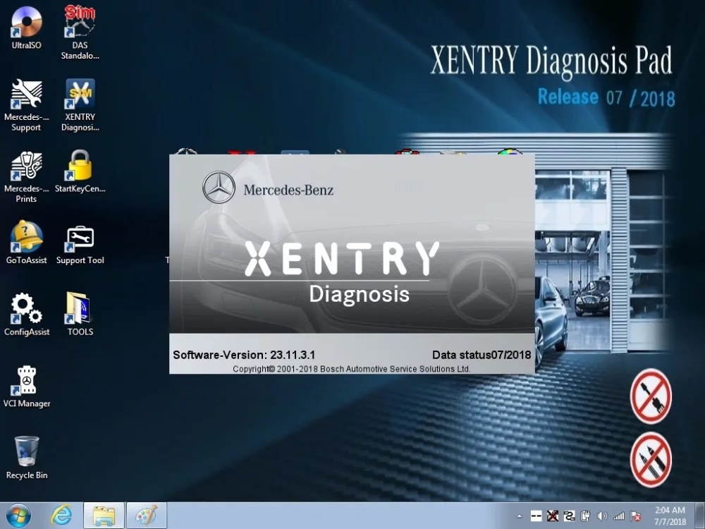 V2019.12 MB SD C4 Connect Compact xentival DAS Star Диагностика автомобилей и грузовиков поддерживает