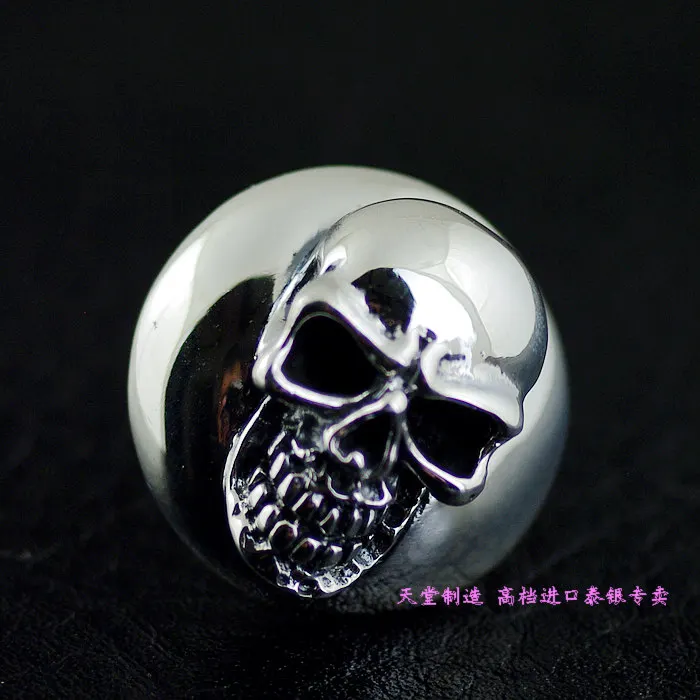 

925 pure silver skull bag buckle , cloth buckle