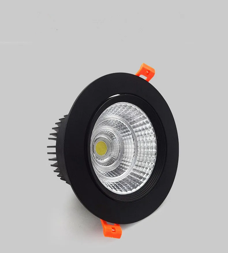 Новая модель светодиодный светильник с регулируемой яркостью COB 5 Вт 7 Вт 12 Вт Светодиодный точечный светильник светодиодный декоративный потолочный светильник AC 110 В 220 В