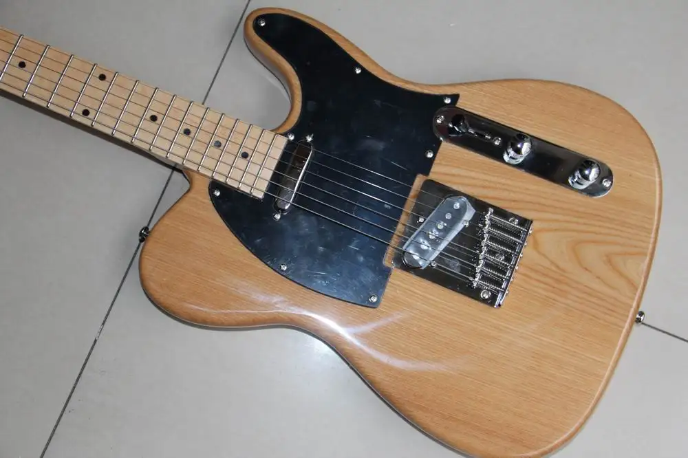 New Arrival Fr STR model electric guitar ASH body in natural 111128 wooden