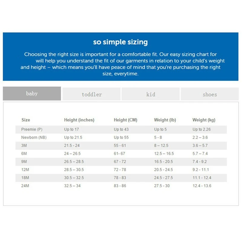 Bebe Shoes Size Chart