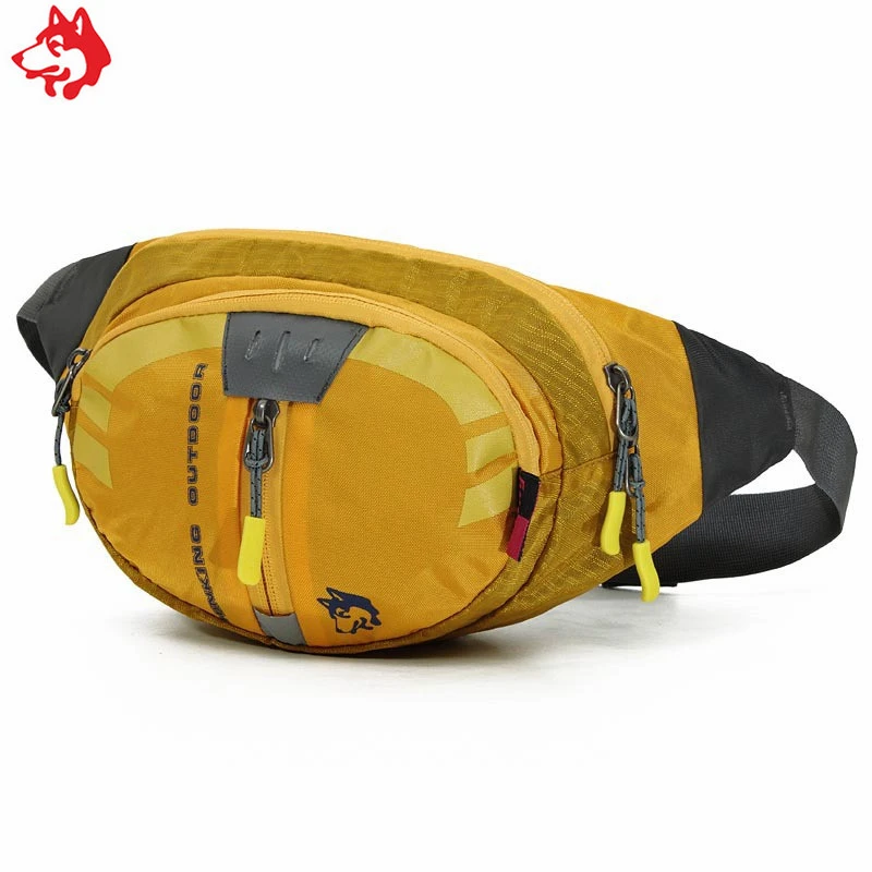 Wholesale CY 2009 customized small hiking waist bag fanny pack Yellow