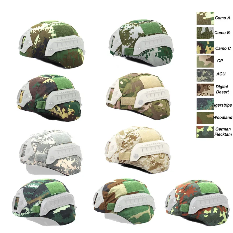 

Tactical Helmet Accessory Tactical Camouflage Mich 2000 Fast Helmet Cover