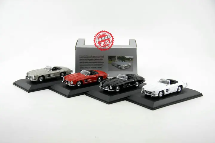 Классическая литая под давлением игрушечная модель 1:43 Mercedes-Benz 300 SL(W198) Винтажный автомобильный транспорт для подарка, украшения, коллекции