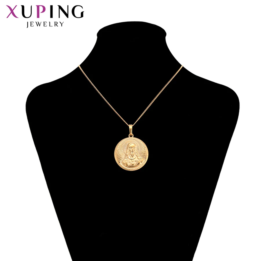 Xuping кулон с персонажем для Вэнь и женщин круглой формы без камня позолоченный