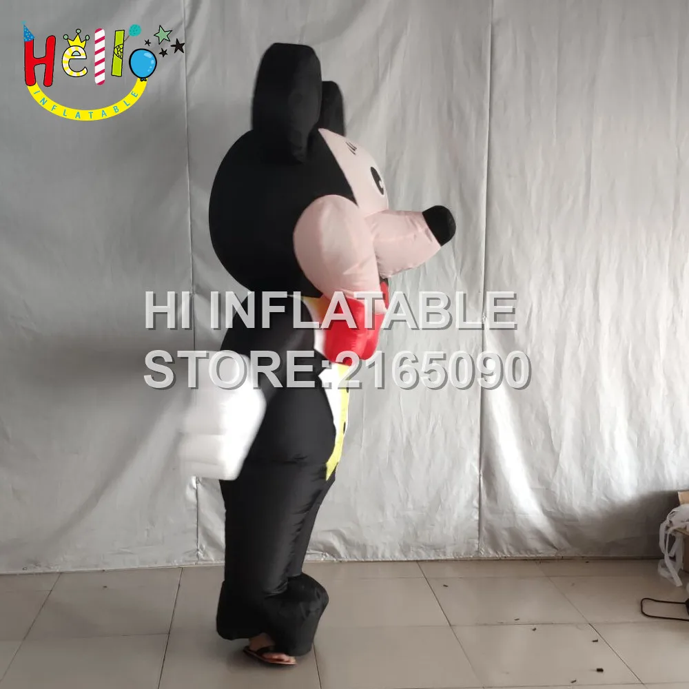 

hot sale walking mascot mouse cartoon costume inflatable
