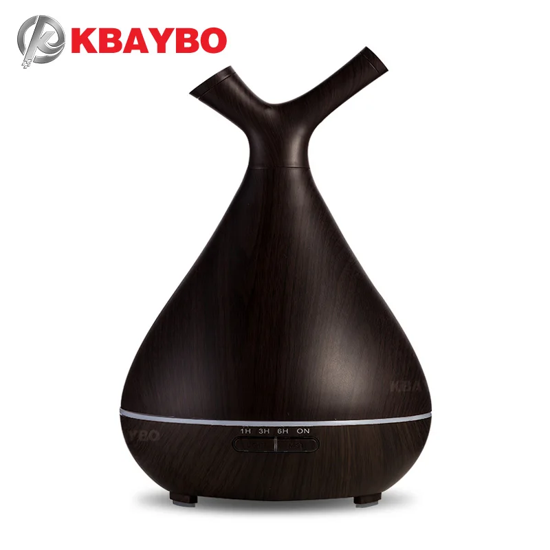 

KBAYBO 400ml aroma diffuser ultrasonic air humidifier essential oil diffuser mist maker fogger aromatherapy for home bedroom