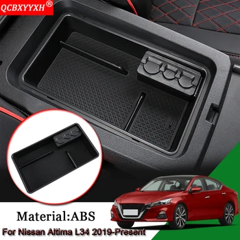 

Car Styling ABS Car Armrest Box Storage Car Armrest Storage Box Covers Auto Accessories Fit For Nissan Altima L34 2019-Present