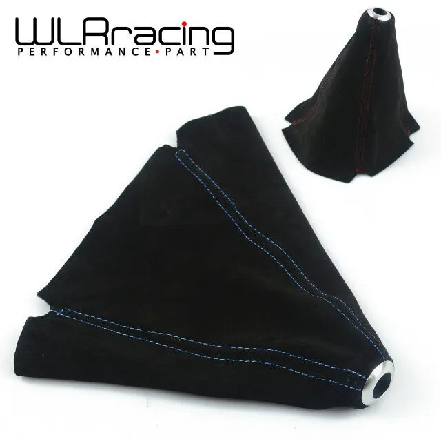 

WLR RACING - Suede leather Red / Blue JDM Stitch Shift Knob Shifter Boot Cover MT/AT WLR-SBC11