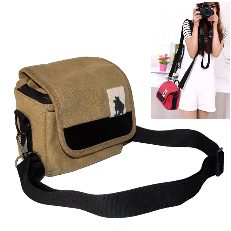 

digital Camera Bag Case for Pentax K01 Q7 Q shoulder bag K50 K30 KS1 KS2 QS1 +18-55 Lens canvas case