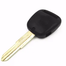 Замена 1 отверстия на боковой крышке ключа автомобиля пустой чехол с канавкой слева от лезвия для старого ключа Toyota крышка дистанционного брелока