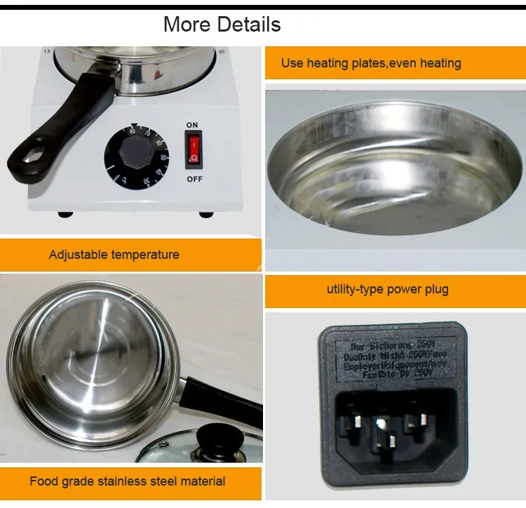220 V/110 V растопление шоколада горшок устройство для растапливания шоколада/машина из нержавеющей стали горшок