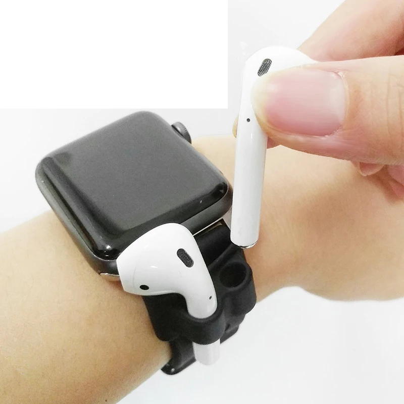 For Airpods Accessries Silicone Earphone Case For Airpods Mini Portable Wireless Earpods Covers For Air Pods Black Whit (6)