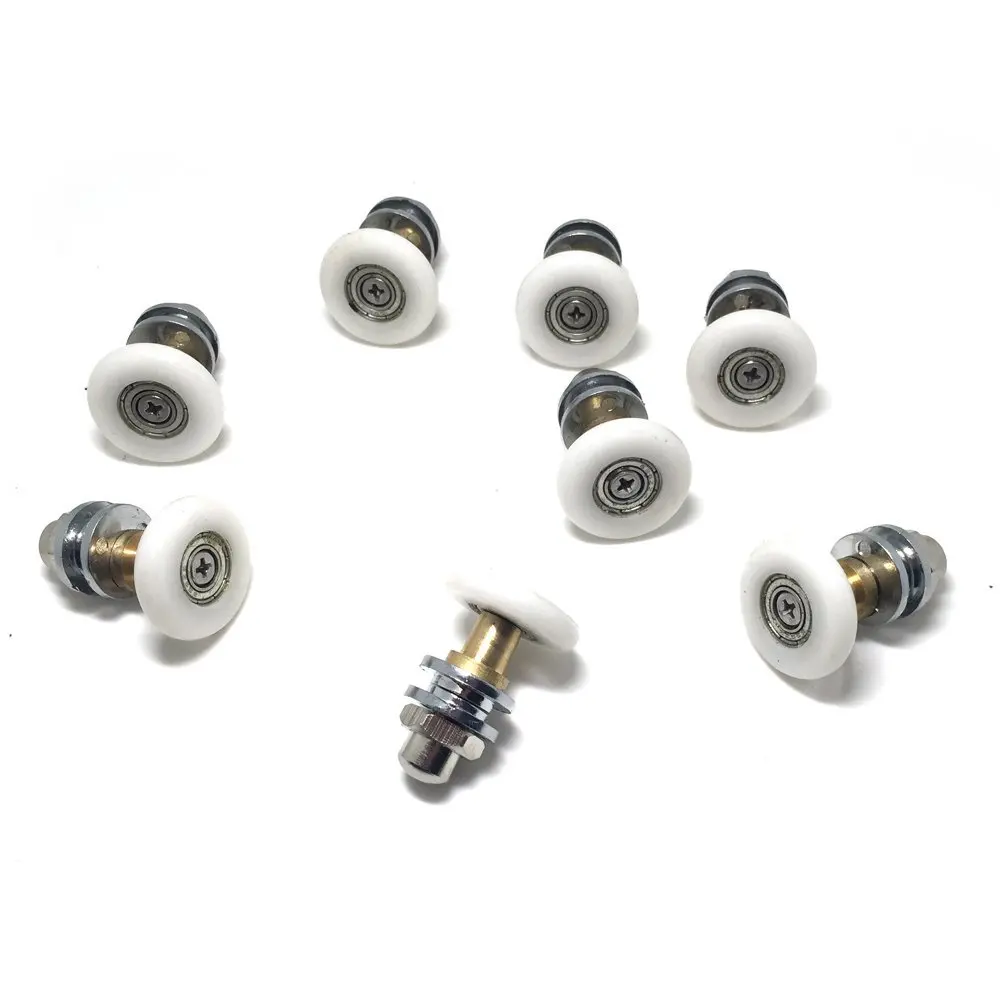 Новый набор из 8 роликов для душевой двери/бегунов/колес/шкивов/направляющих