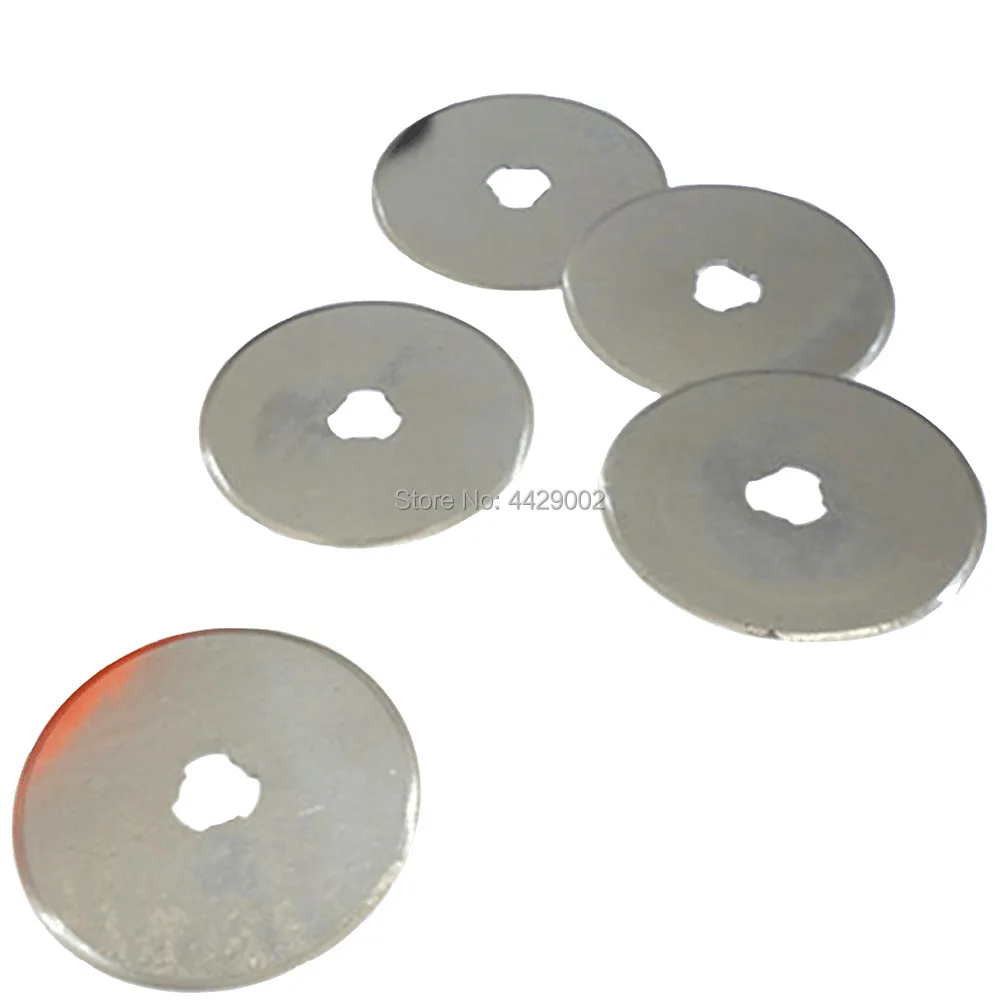 

1/5pcs 45mm Steel Blade Rotary Cutter Card Paper Fabric Cut Cutting Tool 45mm Rotary Cutter Blades Spare Blade Sewing Cutting