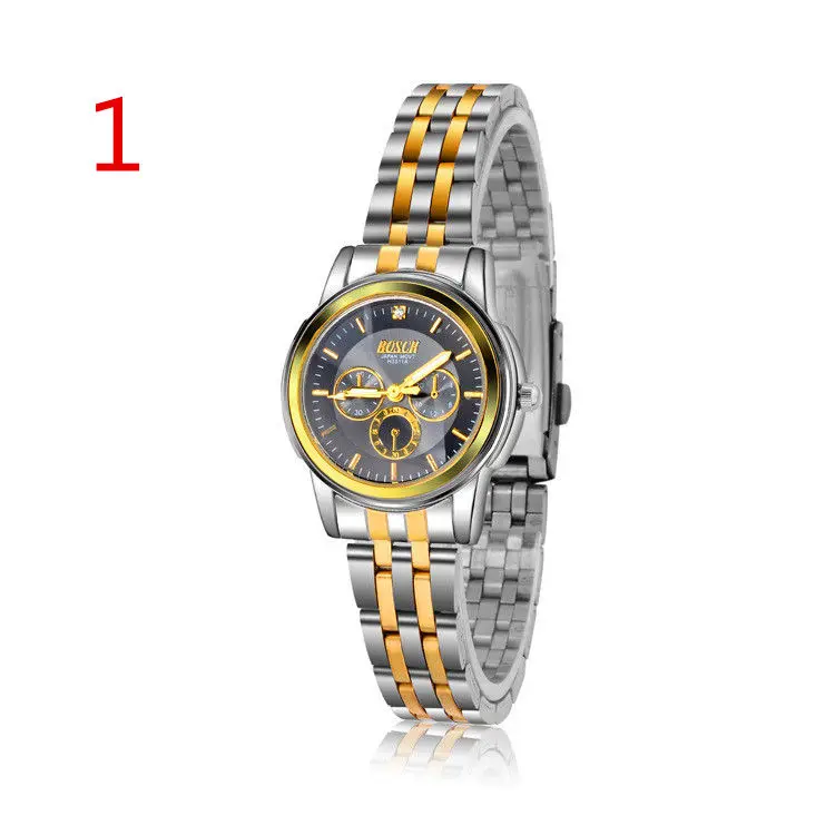 

2019 new men's automatic fashion waterproof diamond business local gold men's watch