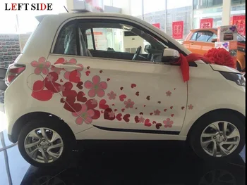 

LEFT SIDE Car Stickers Customizable High Quality Body Flowers Garlands Styling Tailor-made Waterproof No Color Fading Durable