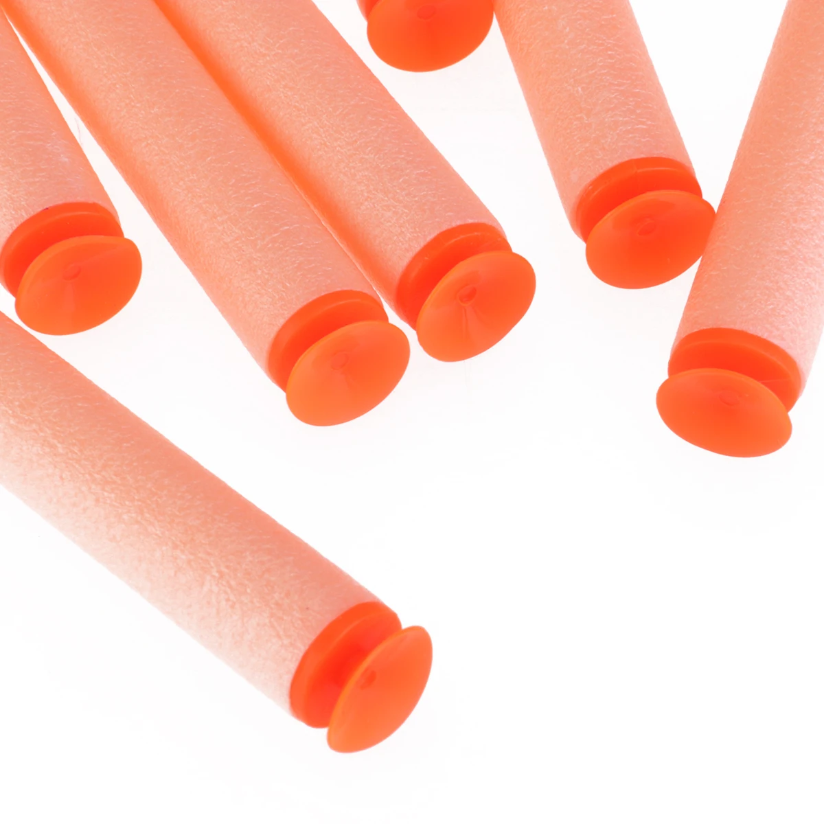 100 pcs foam bullets nerf generic air soft paintball sucker head arme