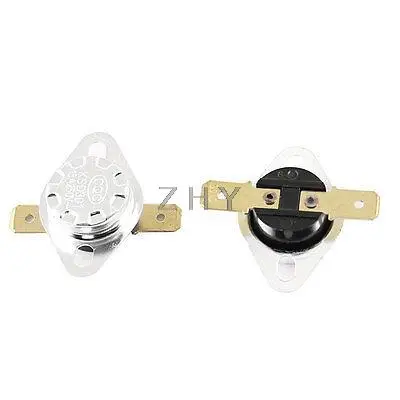 2Pcs KSD301 2 Terminal 80C Temperature Control Switch Thermostat AC 250V 15A | Освещение