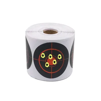 

250pcs/Roll 7.5cm Splatter Reactive Target Sticker Shooting Adhesive Targets