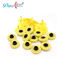 Управление слежением за животноводством Ушная бирка 134,2 кГц EM4305 ISO 11784 11785 air core rfid бирка для рогатый скот, овца, Коза