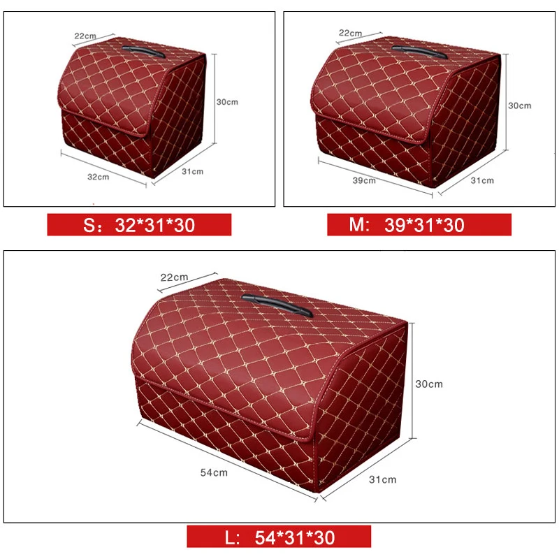 Чехлы LUNDA защищают багажник Организатор Укладка Уборка Авто Коробка для хранения багажнике автомобиля сумка интерьерные аксессуары для BMW Mercedes Benz Ford Honda