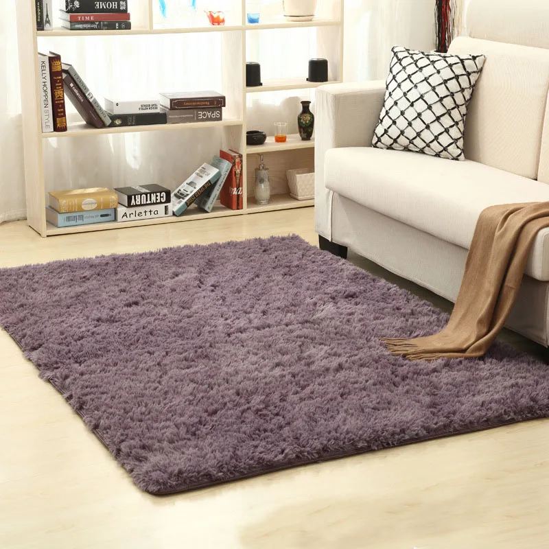 16 Colors Living Room Kids Room Bedroom Rug Antiskid Soft Carpet Modern Carpet Mat Home Warm Plush Floor Rugs Fluffy Mats