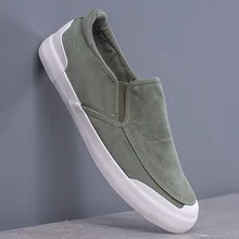 Модные мужские текстильные лоферы; летние дышащие вулканизированные туфли без застежки; сезон весна-осень; мужские цветные кроссовки; простая обувь