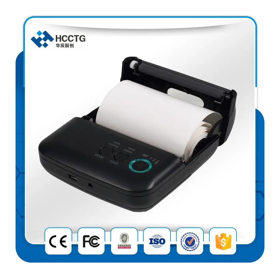 Портативный 80 мм термальный принтер T9 мобильный мини-принтер