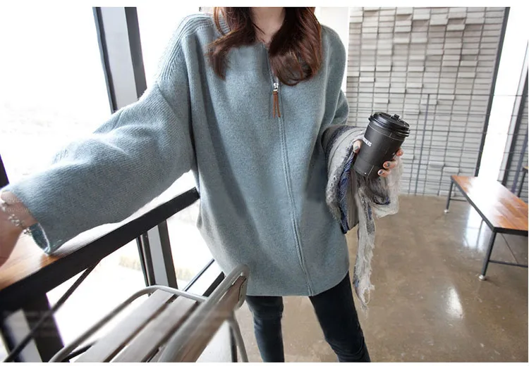 Модный шерстяной женский свитер, кардиган с рукавами «летучая мышь», зимний свитер, бренд,, розничная, большой размер,, FS256
