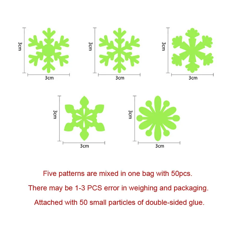 Fluorescent 3D Snowflakes12