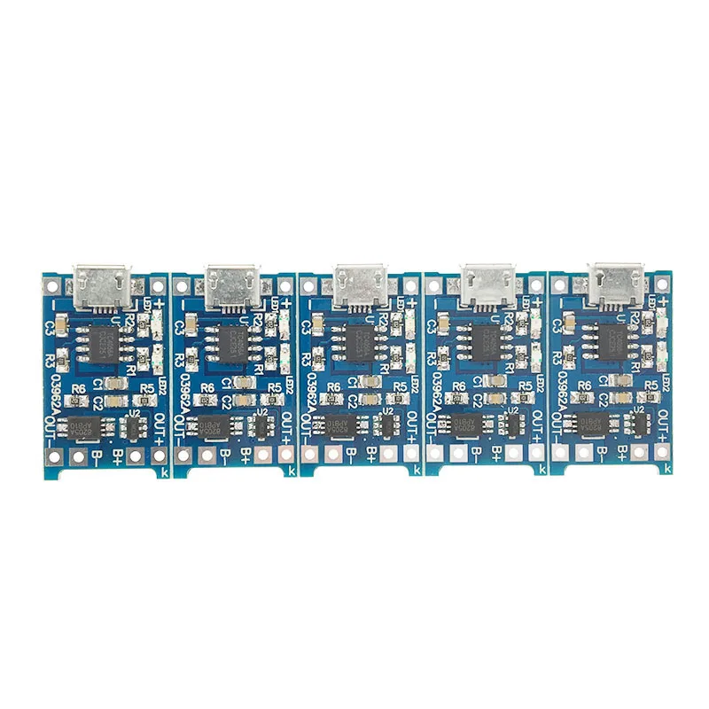 Зарядная плата TP4056 TC4056 TC4056A модуль зарядного устройства с Micro USB 18650 5 В 1 а двойной