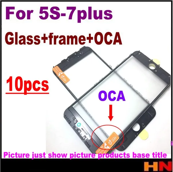bilder für 10 stücke outer glas mit mittleren frame lünette + oca zusammen für iphone 5 s 6 6 s 7 7G/7 plus Frontglas Objektiv mit rahmen bilder für 10 stücke outer glas mit mittleren frame lünette + oca zusammen für iphone 5 s 6 6 s 7 7G/7 plus Frontglas Objektiv mit rahmen