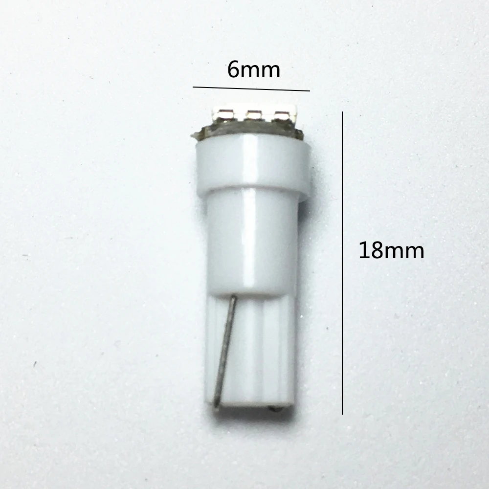 1 шт., T5, белый, синий, красный, желтый, зеленый, Автомобильный светодиодный светильник 17, 37, 73, 74 SMD 5050, Автомобильный светодиодный светильник, лампа для приборной панели автомобиля, прибор, светильник 12 В, 10X