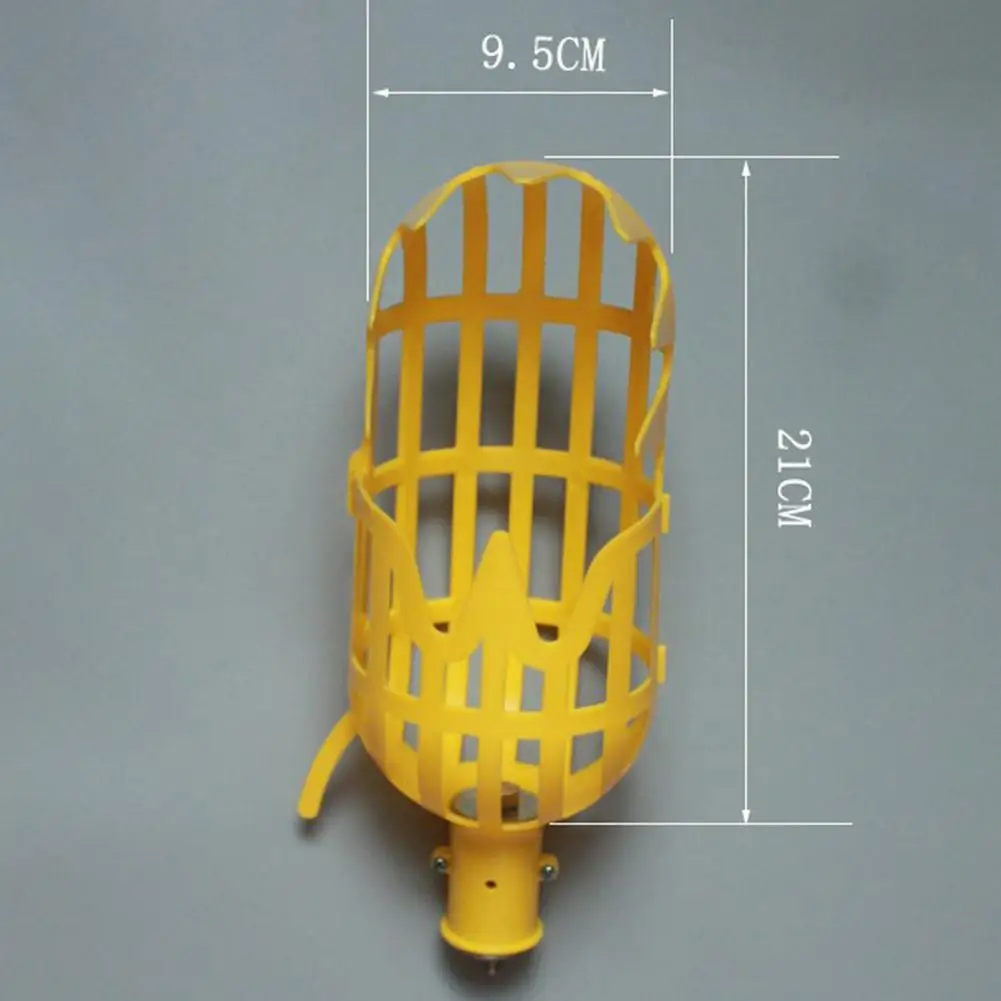 Большой размер c пластиковый сборщик фруктов без полюса, коллектор для садоводства, фермы, яблока, цитрусовых, груши, персика, ручные инструменты