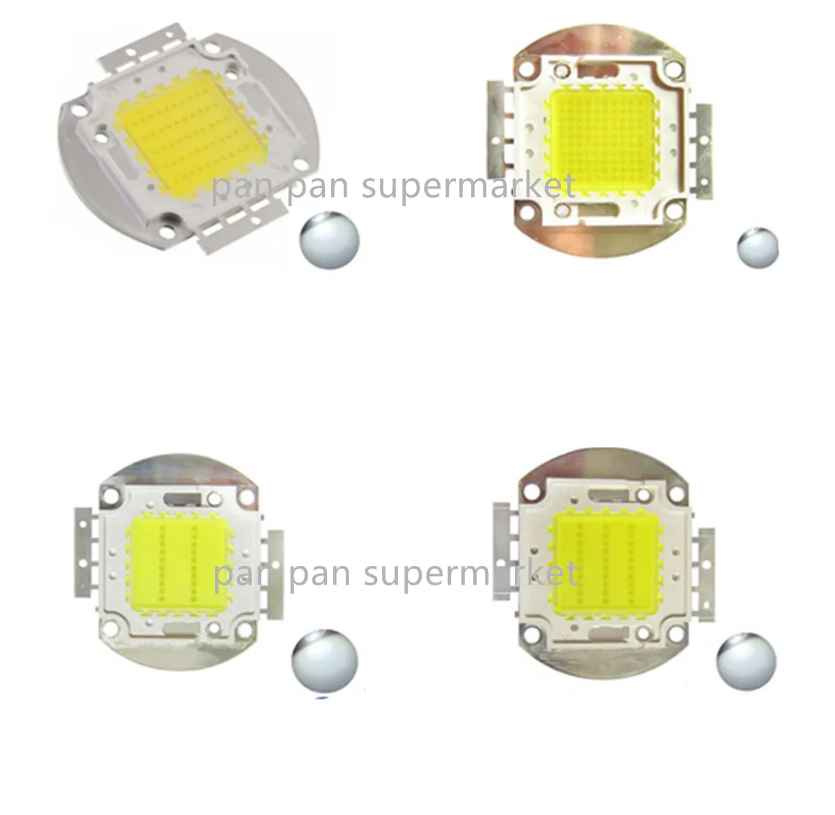 

White / Warm White 10W 20W 30W 50W 100W LED light Chip DC 12V 36V COB Integrated LED lamp Diodes DIY Floodlight Spotlight Bulb